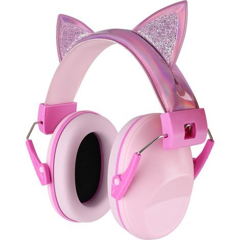 Casque Anti Bruit Enfant, Casque Pliable Réglable Confortable, avec Une Atténuation de SNR 28dB, Garcon et Fille Âge 3-16 Years,Casque Anti-Bruit pour L'étude, Feux d’Artifice, Concert