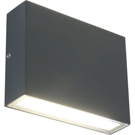 Applique led da parete mod. Madrid colore antracite