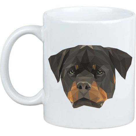 Rottweiler - tazza con foto e scritta cane geometrico Art-Dog (1/5)