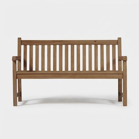 Gartenbank 3-Sitzer aus Teakholz Lampedusa (1/5)