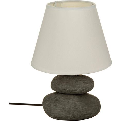 Lampada in ceramica Sea H30cm - Grigio - Atmosphera créateur d'intérieur