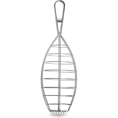 cestello per griglia ibili fish grill basket acciaio inox 30 cm (1/2)