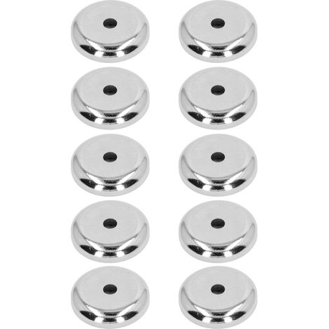 10 aimants disques NdFeB avec alésage fraisé, acier inoxydable, diamètre 42mm, force 35kg, lot de 10 (1/5)