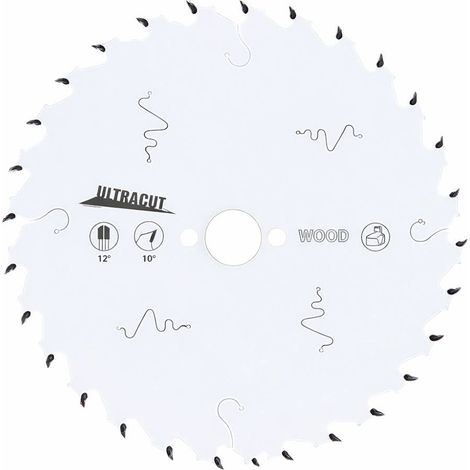 Lame de Scie Circulaire HM Fine D. 150 x Al. 20 x ép. 1.6/1.0 mm x Z28 Alt - Pour Découpe du Bois - Diamwood