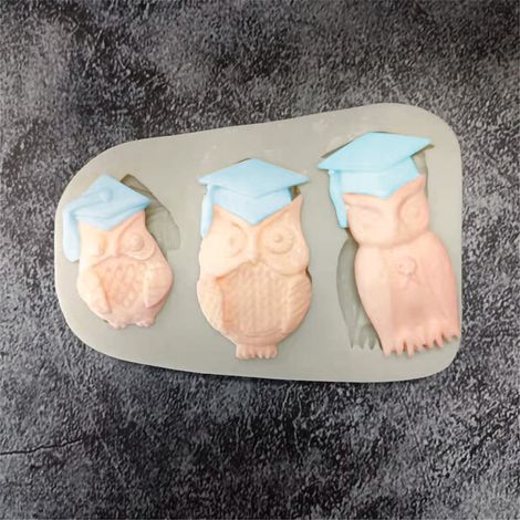 Chapeau De Diplôme En Silicone - Moule À Pâtisserie Pour Chocolat Et Pâte À Sucre - Usage Polyvalent Pour Gâteaux, Gelées Et Savons - 7 Pièces (1/5)