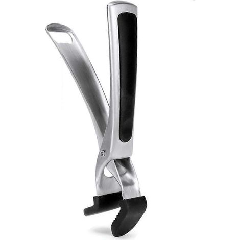 Pince à assiettes compatible avec les moules à pizza, pince antidérapante pour poêles, récupérateur d'assiettes et de bols pour sortir les aliments des casseroles (1/5)