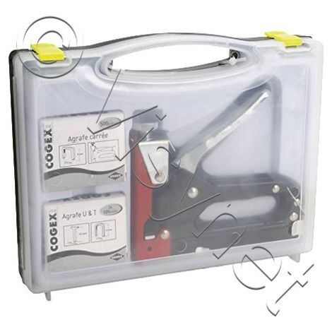 Agrafeuse à main cogex 60116 réglage profondeur 4-14 mm (1/2)