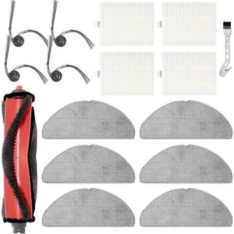 Kit d'accessoires de rechange pour aspirateur robot Roborock Q7 M5, Q7 M5+, Q7 L5 : pièces détachées, brosse principale, filtres HEPA, chiffon de nettoyage. (1/5)