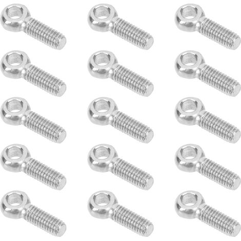 20 Vis à Œillet de Levage en Acier Inoxydable 304, Résistantes à la Corrosion pour Équipements Industriels M6 (1/5)