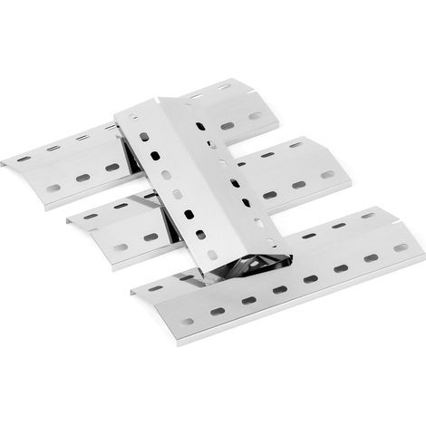 36,5 x 12 cm Barres Flavorizer Couvercle de brûleur Plaque chauffante pour Enders Chicago 3, Enders Boston Pro 3K, Enders Boston 6 Kr Turbo, Tepro 3561, Barbecook Brahma 4.0, Distributeur de