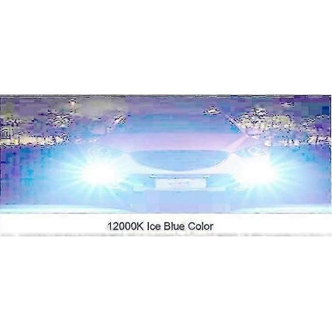Lot de 2 ampoules LED H1 H6 H7 Hb3 Hb4 9005 9006 H8 H11 H3 pour phares de moto, 16 000 lm, 12 V/24 V, couleur bleu glacier 12 000 K (2 ampoules H11). (1/5)