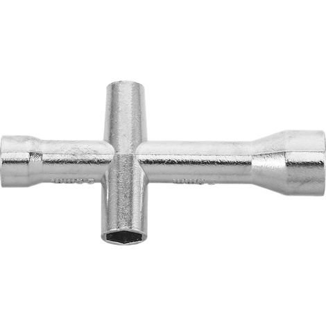 Mini Clé à Douille Croix M2/m2.5/m3/m4 en Acier Robuste, Outil de Réparation Compact pour Entretien Robot, Modèles Réduits et Démontage Écrous, Roue Pratique Modélisme - (1/5)