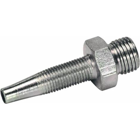 Raccord récupérable mâle droit 3/8" - 1/2"