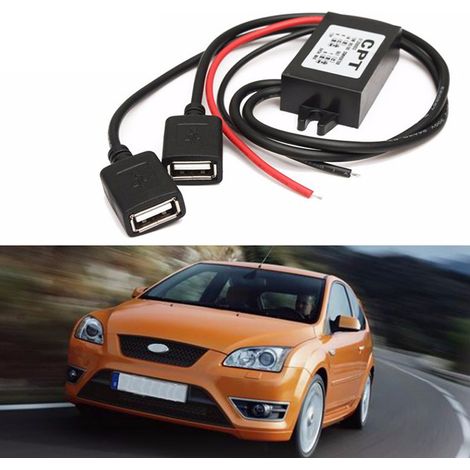 Convertisseur DC‑DC 12V vers 5V 3A avec USB (1/5)