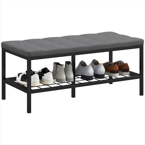 Console gris en lin 100 polyester 90 x 41 x 40 cm (1/5)