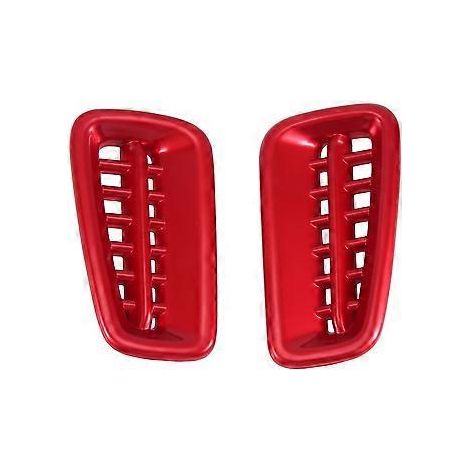 2 pièces de garniture décorative pour grille d'aération latérale du tableau de bord (1/5)