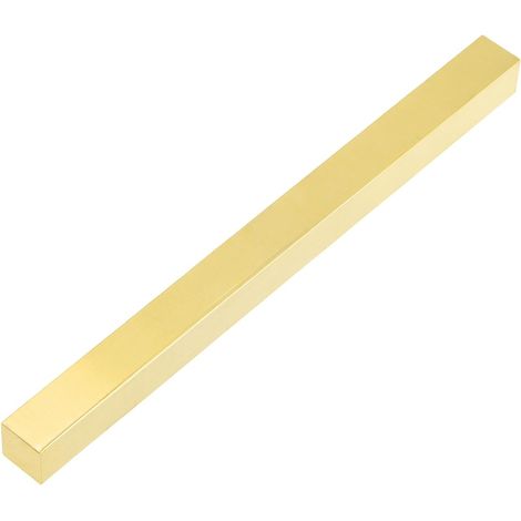 Barre Plate En Laiton H62 0.59"x0.59"x8" Barre Pleine En Laiton (1/5)