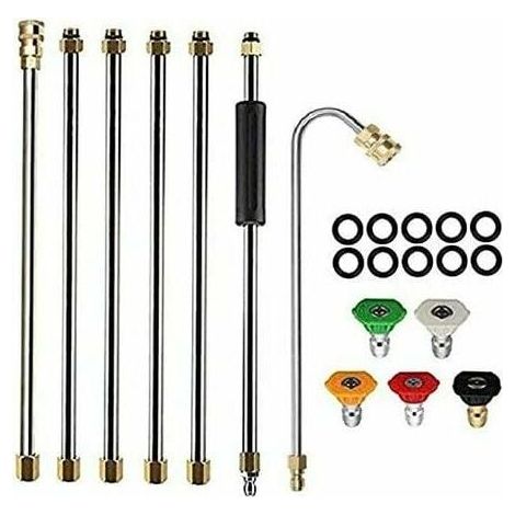 Pressure Washer Gutter Cleaning Tool - Roof Cleaner Lance Nozzle - Window Cleaning Accessories (1/5)