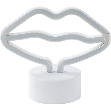 LED Neon Sign Lips FLORA Pink (1/5)