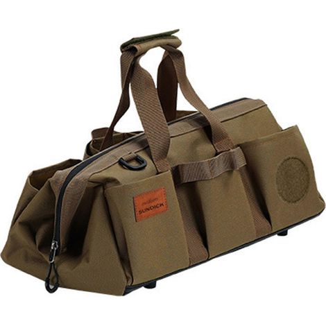 Sac de rangement pliable pour outils de camping et de voyage, idéal pour emballer le bois de chauffage, les pique-niques et les barbecues.
