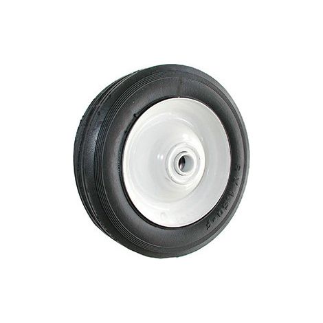 Stahlrad mit zentriertem Universal-Mittelteil - ø: Außendurchmesser: 152 mm, Breite: 38 mm, Nabenlänge: 44,5 mm, Bohrung: 12,7 mm - Profil Ligné