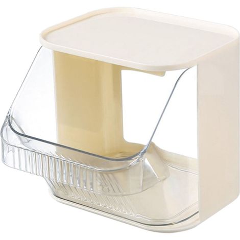 Boîte De Rangement Pour Essuie-Tout - Support Murale En Plastique Abs - Pour Cuisine Salle De Bain Chambre - 1 Pièce (1/5)