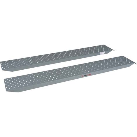 HOLZMANN Paire de rampes de chargement acier - modèle RAMP04T - 1 592 x 225 mm - 200 kg par rampe