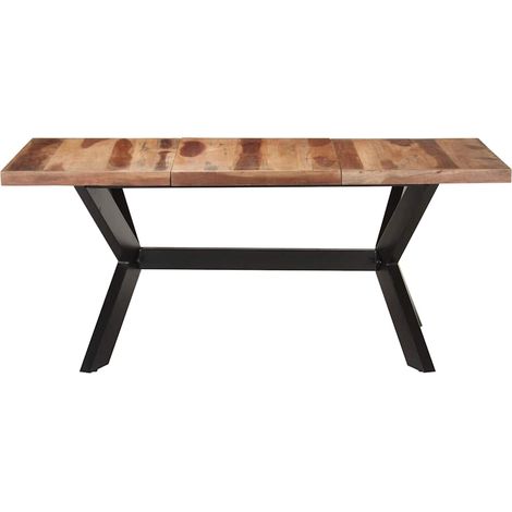 Maison Exclusive - Esstisch 180x90x75 cm Massivholz Honigfarben (1/5)