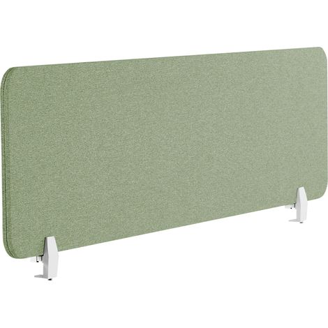 Desk Screen 160 x 40 cm Green WALLY