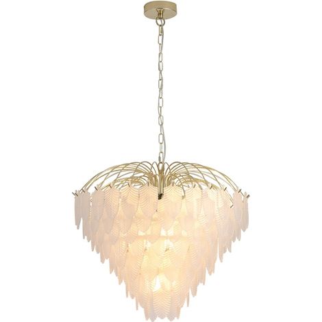 Suspension Feather Or 10 pâles - 48970-10SB (1/3)