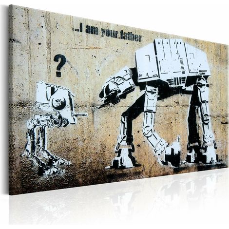 Tableau je suis ton père par banksy - 90 x 60 cm (1/4)
