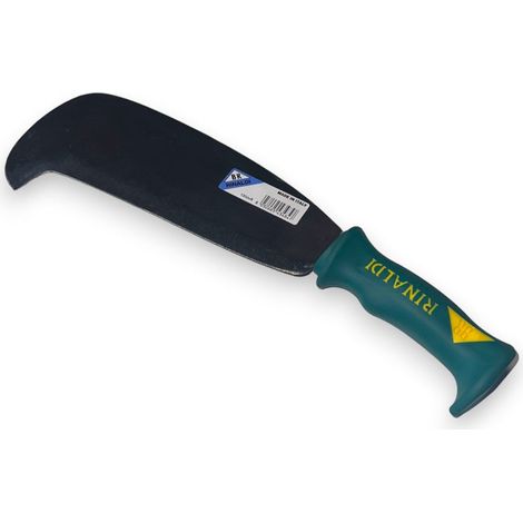 Roncola lama in acciaio 23 cm affilata a mano con manico in resina RINALDI - Mano Sinistra (1/3)