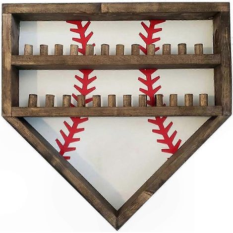 Personalisierte Holzbox für Baseballringe, gravierter Präsentationsständer für Meisterschaftsringe, ideales Geschenk für Sportbegeisterte, dekorative Aufbewahrungsbox. (1/5)