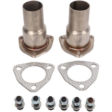 DEESSE SHOP-Adaptateur de Tuyau d'échappement, Réducteur de Collecteur d'échappement Résistant à l'usure, Excellente étanchéité 2 1/2 à 2 Pouces en Acier pour Auto. (1/5)