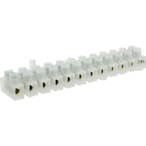 12-elementige Steckdosenleiste Strom 6A/15A 1,5 mm2. Electro DH Farbe White 10.777/1.5 8430552117369