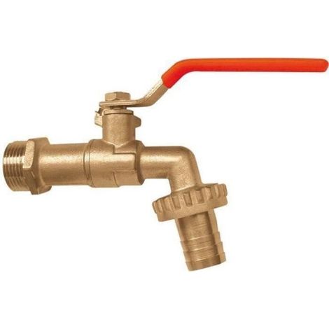 Robinet Puisage - Vanne 1/4 Tour Droite - Pour Arrosage Jardin - 15x21 mm et 20x27 mm - 1 Pièce (1/2)