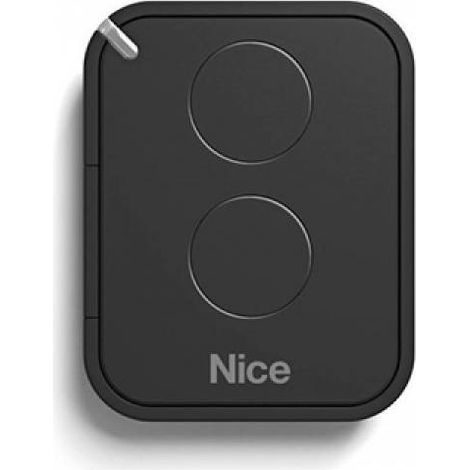 Télécommande 2 canaux 433.92 MHz – Émetteur mural pour motorisations – Fonctionnement avec piles 12V – Compatible avec automatismes NICE