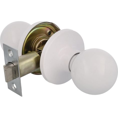 AMIG Serrure tubulaire 611 Laiton Blanc (1/5)