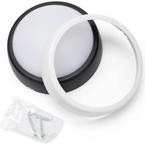 Plafonnier LED Noir (1/5)