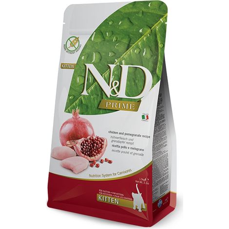 Farmina Gatto N&D Prime1,5 kg Kitten Pollo e Melograno (1/3)