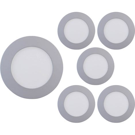 Pack 6 Downlights LED de Superficie Redondos 18W 1400lm Ø17cm 400 (1/2)