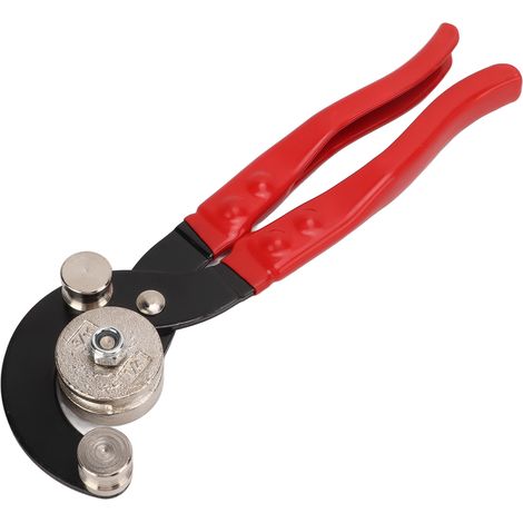 Pince plieuse de tube 4-en-1, 10,5 pouces, cintrage à 90°, adaptable aux conduites de frein 1/4, 5/16, 3/16 et 3/8 pouces (1/5)