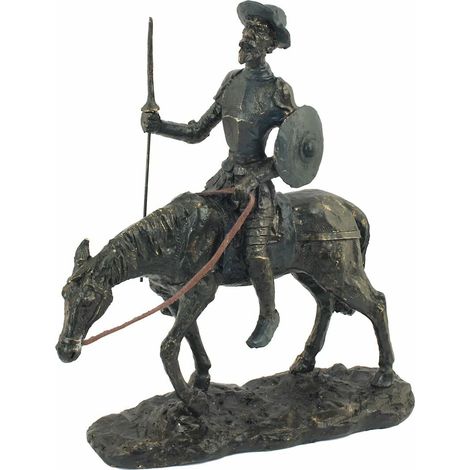 Signes Grimalt Figura De Sobremesa Figuras Figura Don Quijote Caballo Bronce Negro 8x26x30cm 45927
