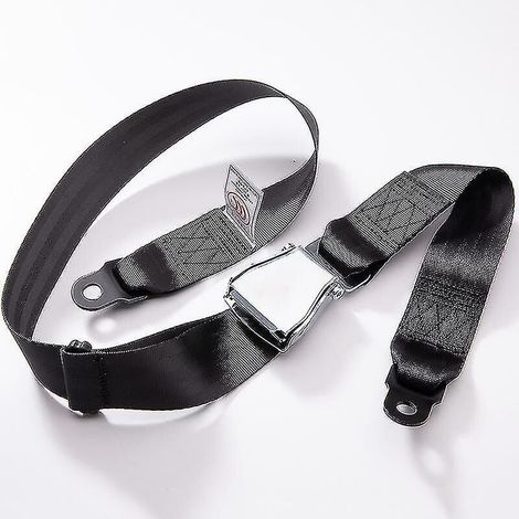 Ceinture de sécurité aviation 2 points réglable CHOYCLIT, harnais de sécurité avec câble, sangle auto voiture, fixations robustes, équipement avionique, dispositif de retenue ajustable (1/5)