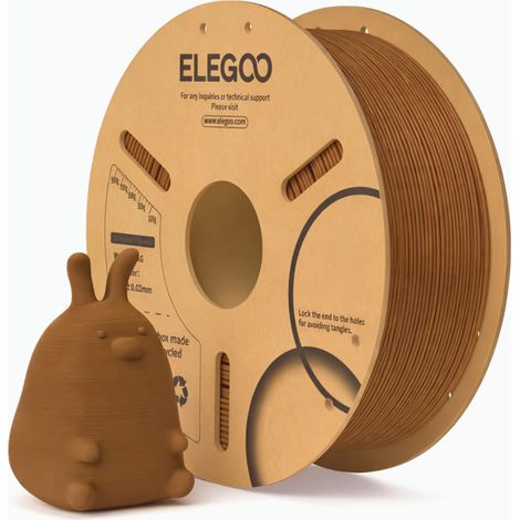 Filamento marrón PLA Elegoo 1 kg (1/3)