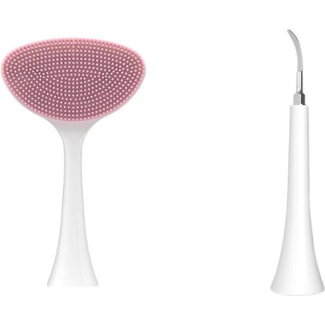 Pièce à main pour détartrage ultrasonique avec tête électrique sonique SOOCARE, têtes de brosse nettoyante électrique pour le visage, brosse de massage (1/5)