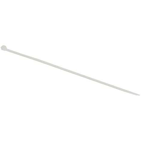 Lot de 100 serre-câbles transparents de 200 mm (2,5 mm), parfaits pour organiser et sécuriser les câbles dans les projets électriques et de bricolage.