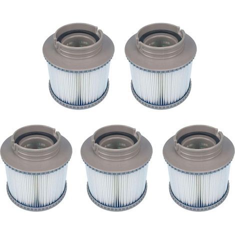 5er-Pack Ersatzfilter für MSpa FD2089, Filterkartusche für Pumpe - kompatibel mit Aufstellpools und Whirlpools (1/5)