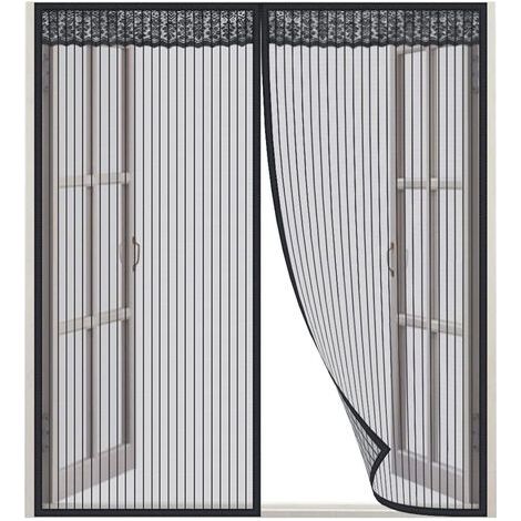 Freosen – Moustiquaire fenêtre magnétique 130x150cm – Maille anti-moustique – Installation facile sans perçage – Protection efficace contre les insectes
