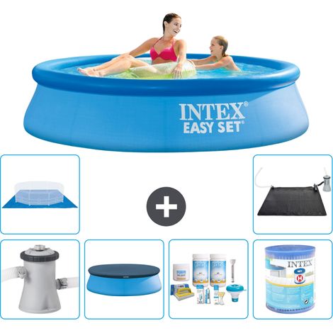 Intex Piscine Easy Set Ronde - 244x61 cm - 7-pièces S40801 (1/5)